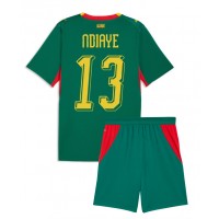Senegal Iliman Ndiaye #13 Bortaställ Barn VM 2026 Korta ärmar (+ Korta byxor)